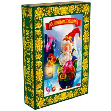Картонная упаковка Книга "Приключение с гномами" Анимация + игра (до 1000 гр.)