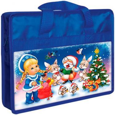 Подарок в синей сумке-папке "Хоровод" (800 гр.)